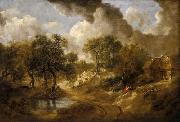 Thomas Gainsborough Landscape in Suffolk oil on canvas